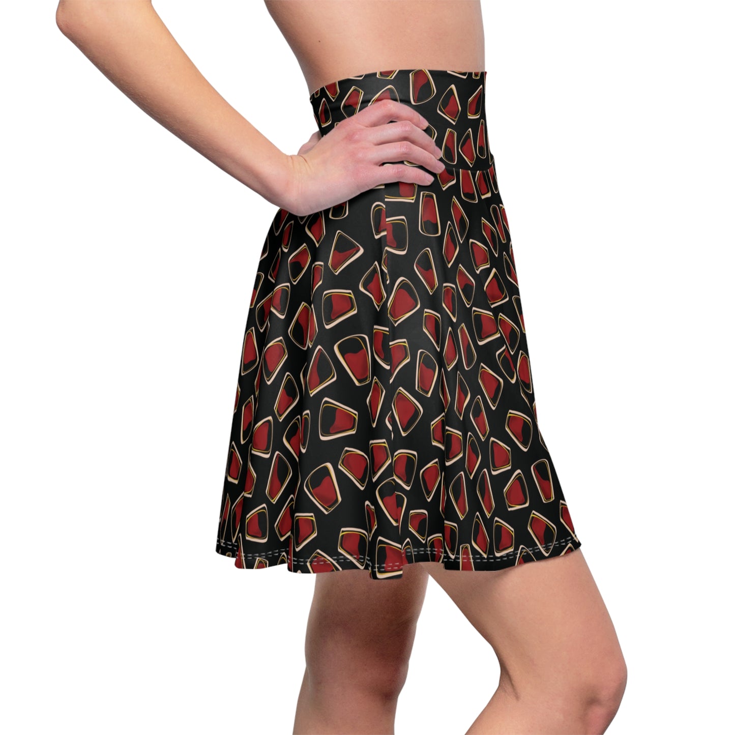 Bloodshot Skater Skirt