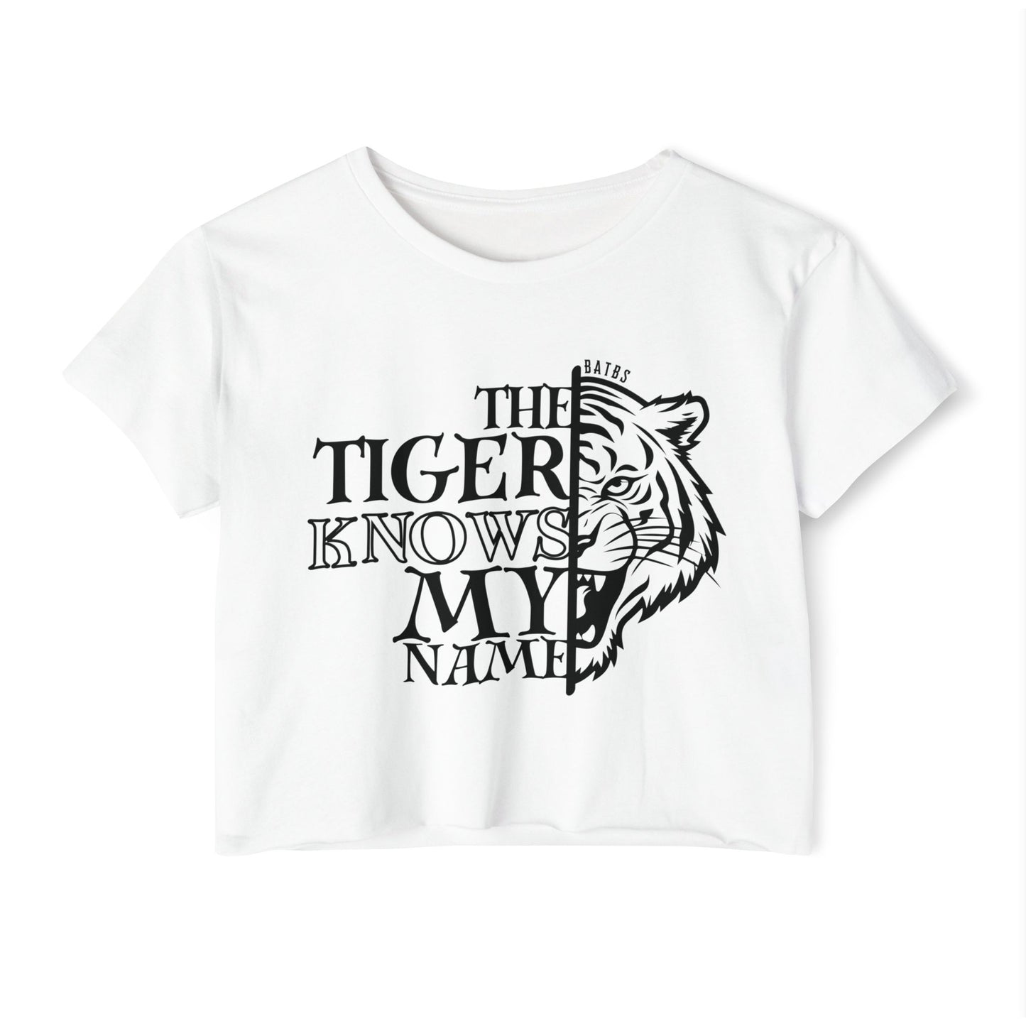 The Tiger Knows My Name Crop Top