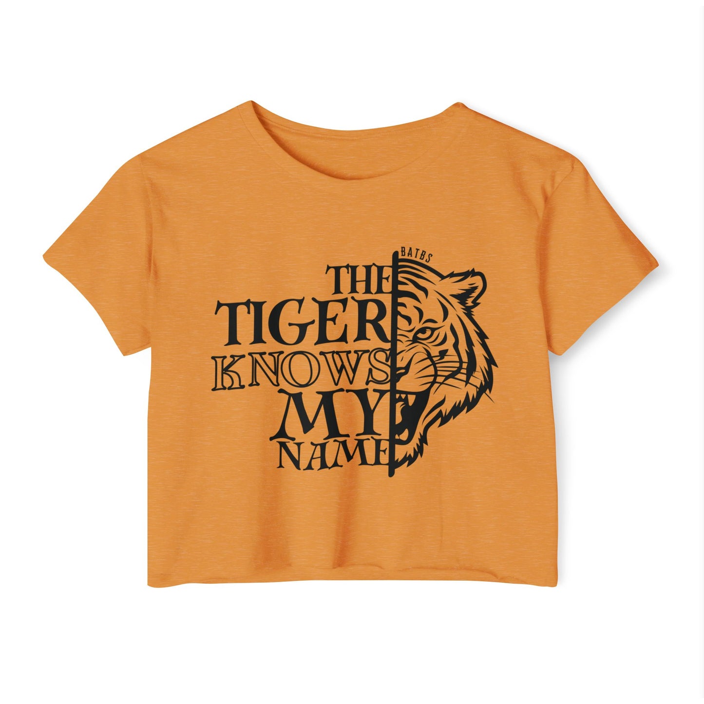 The Tiger Knows My Name Crop Top