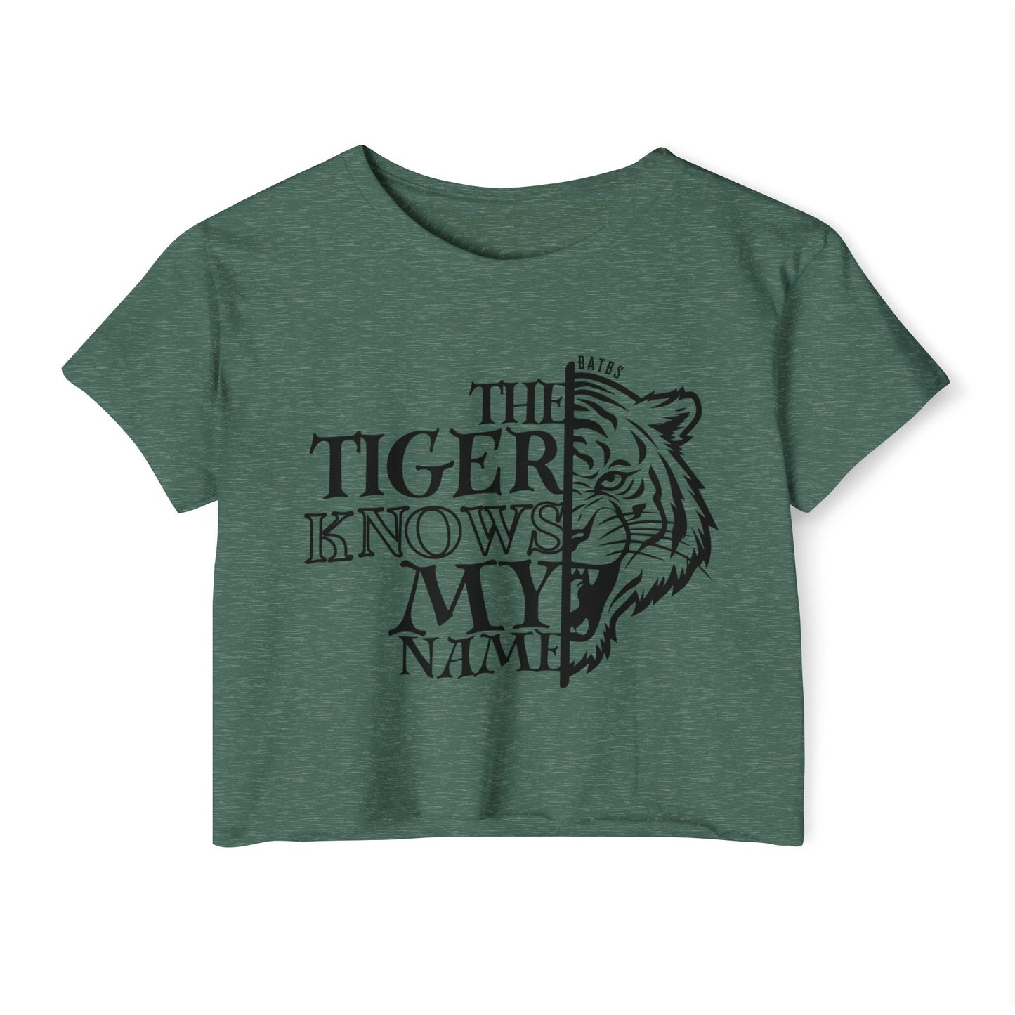 The Tiger Knows My Name Crop Top