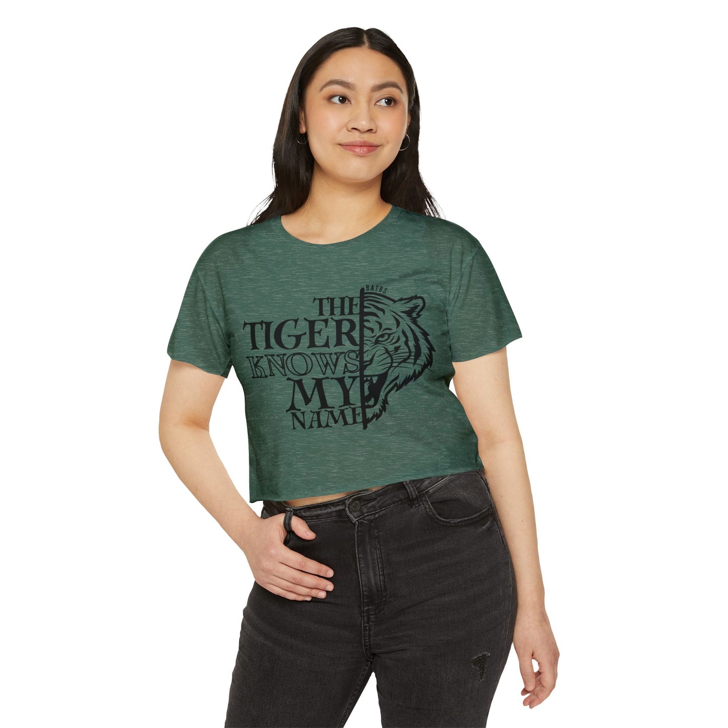 The Tiger Knows My Name Crop Top
