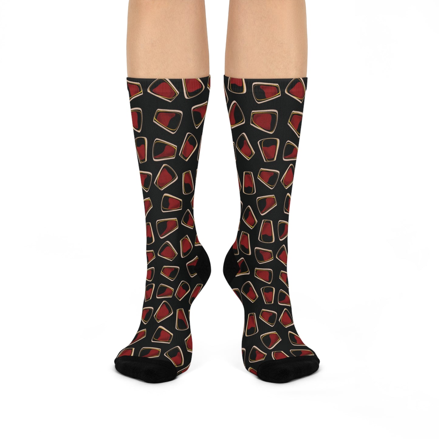 Bloodshot Cushioned Crew Socks
