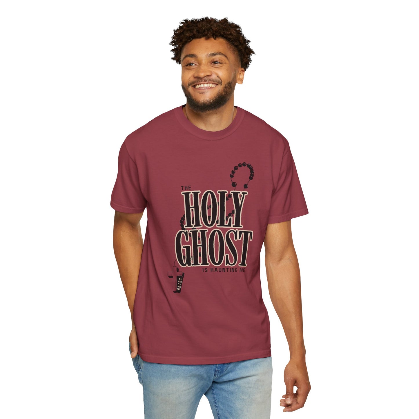 The Holy Ghost Is Haunting Me Comfort Color T-Shirt