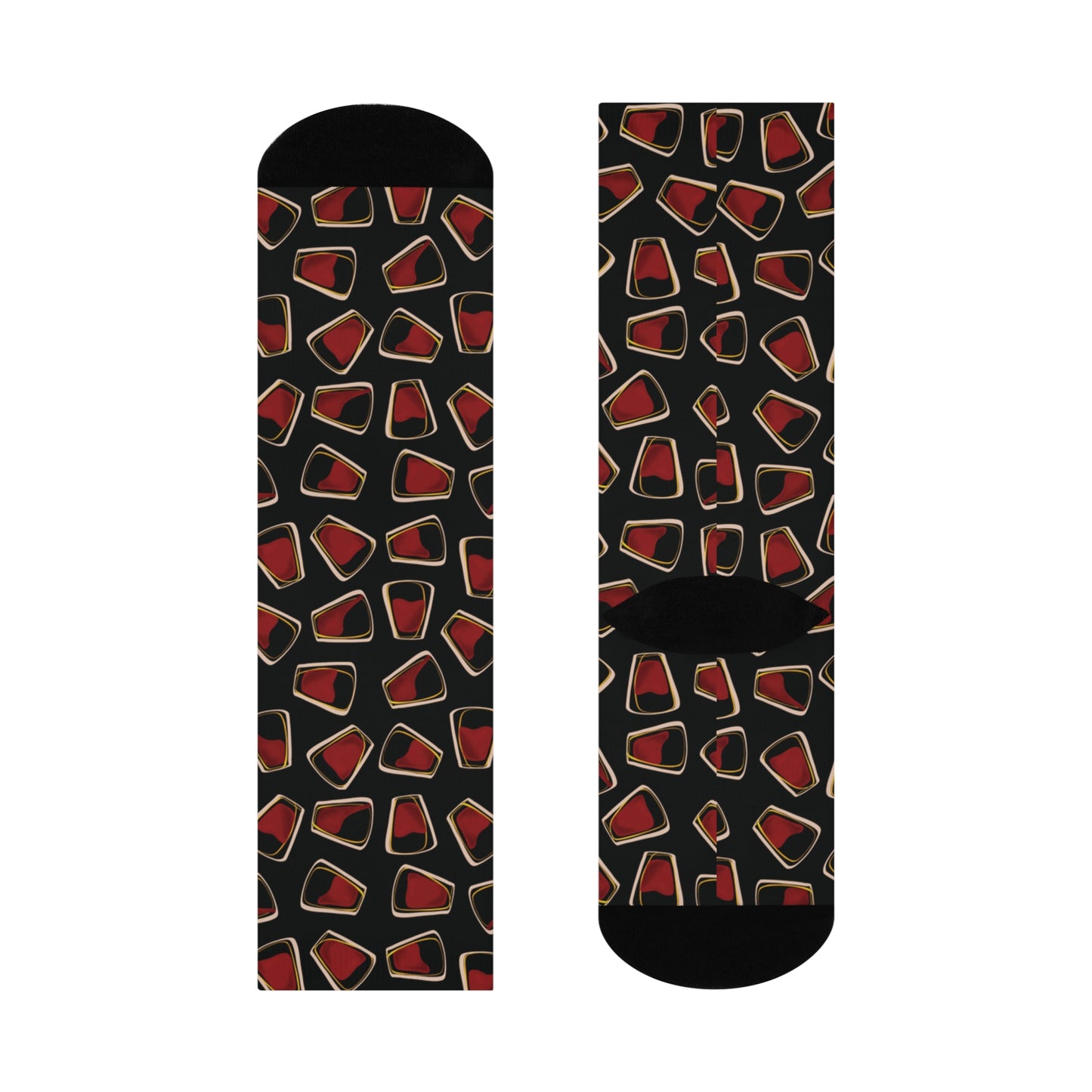 Bloodshot Cushioned Crew Socks