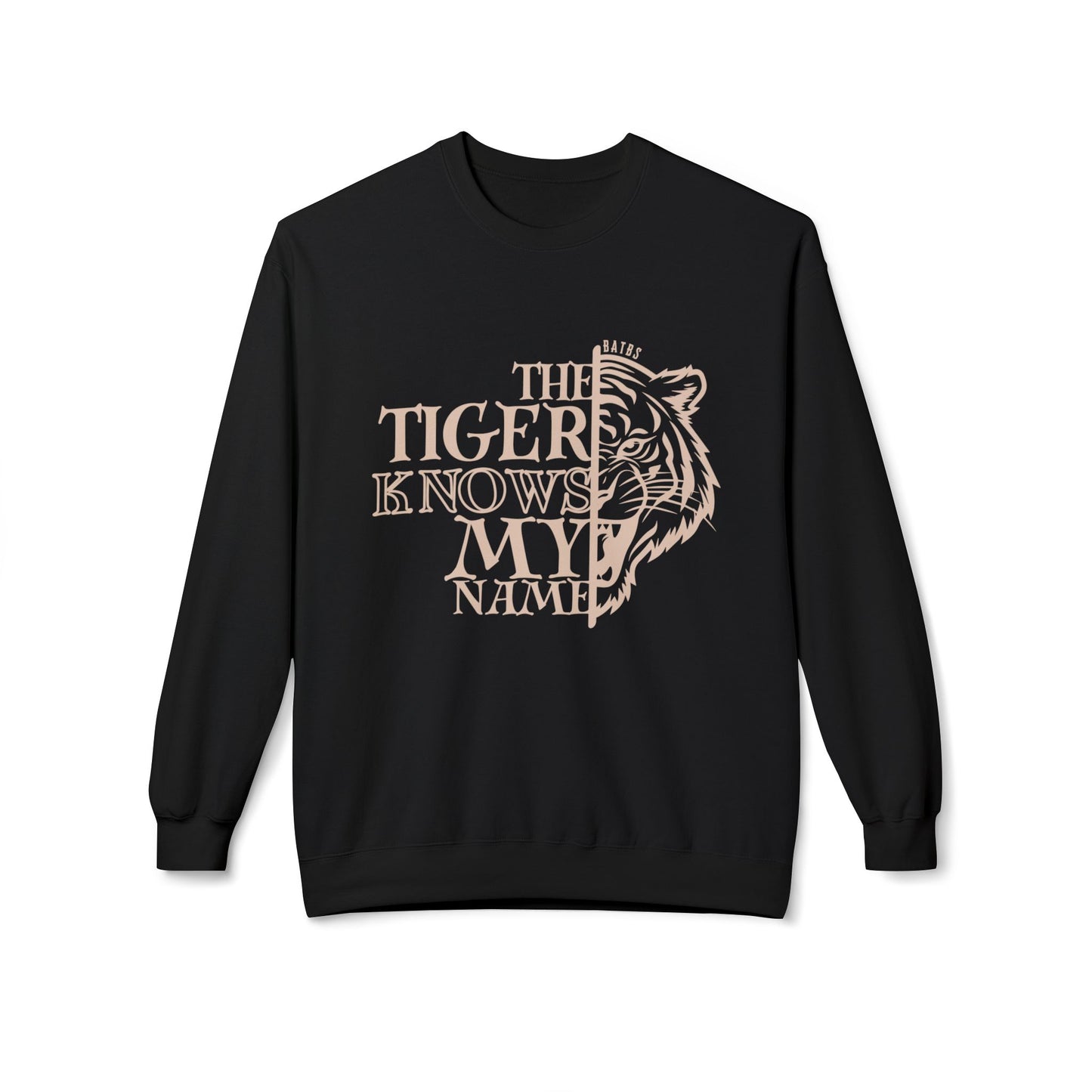 The Tiger Knows My Name Midweight Softstyle Fleece Crewneck Sweatshirt