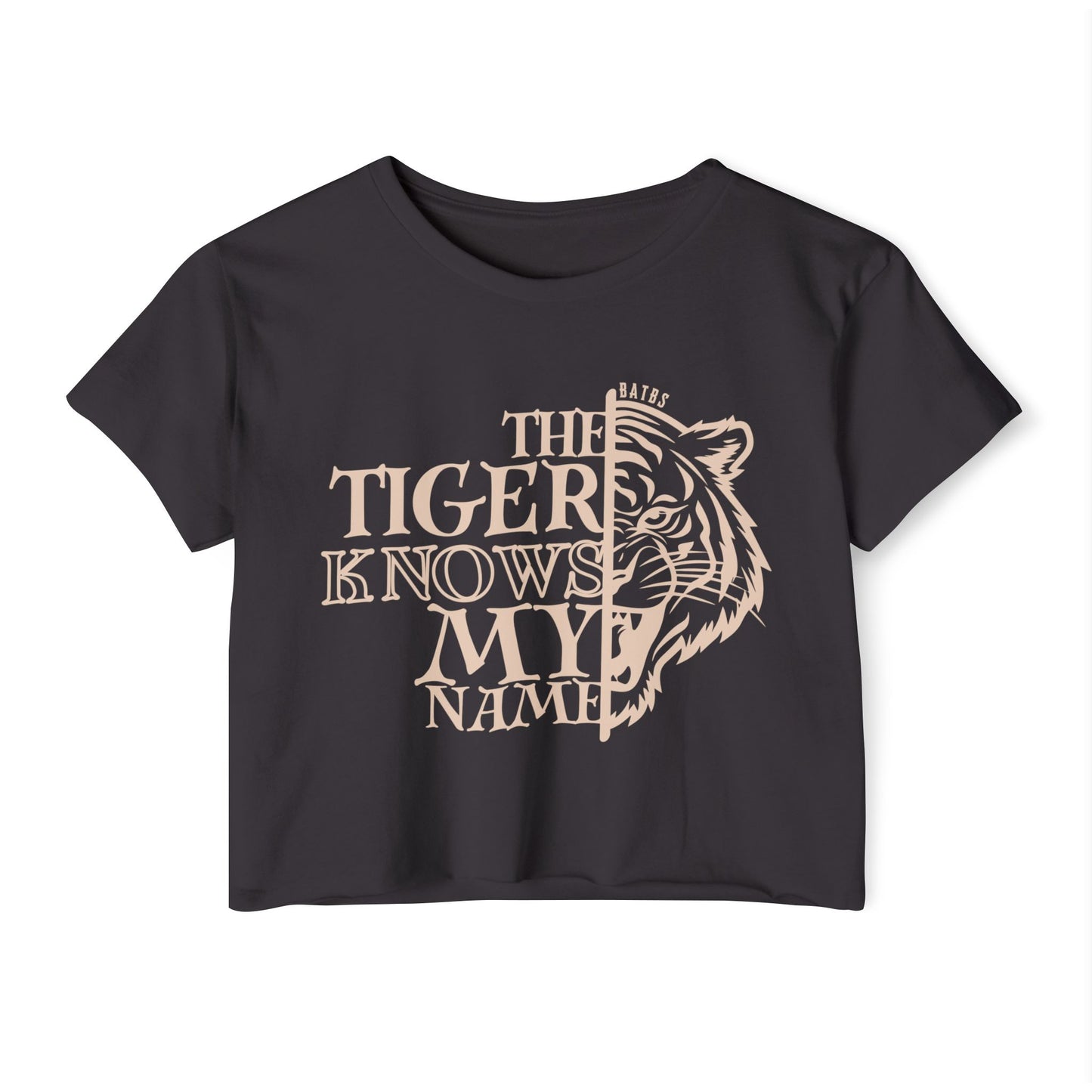 The Tiger Knows My Name Crop Top