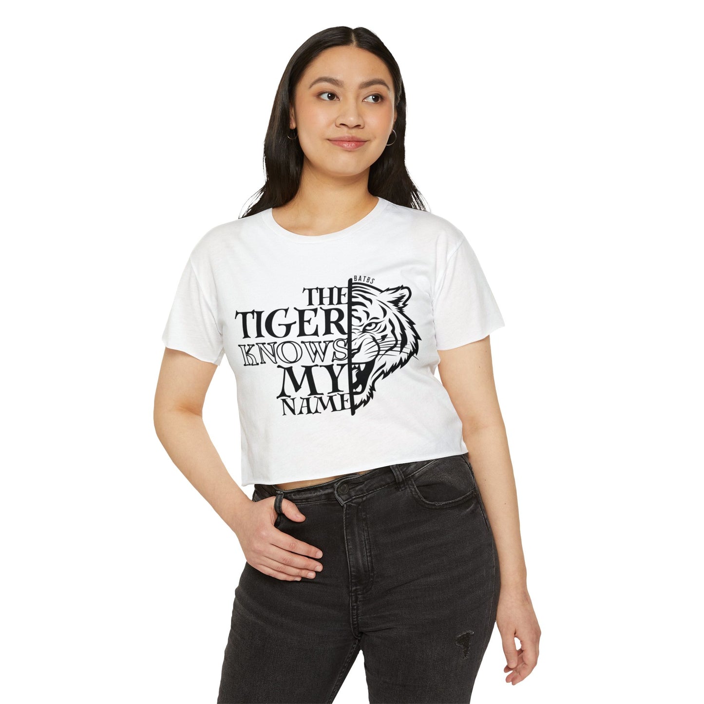 The Tiger Knows My Name Crop Top