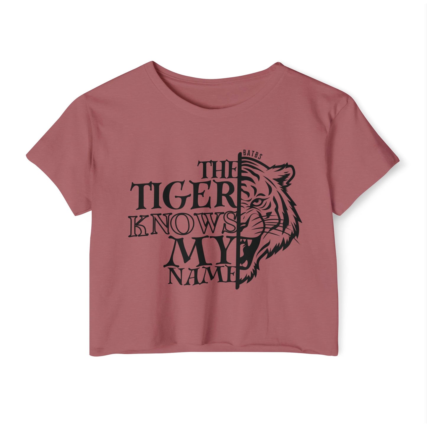 The Tiger Knows My Name Crop Top