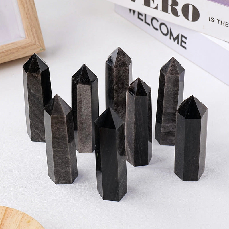 Gold Sheen Obsidian Tower Point Generator