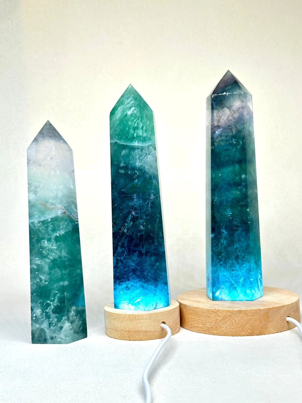 Large Green Fluorite Tower