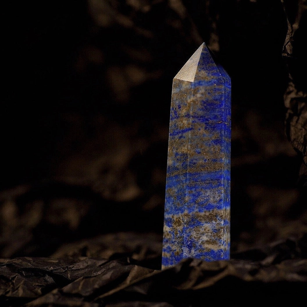 Lapis Lazuli Crystal Tower