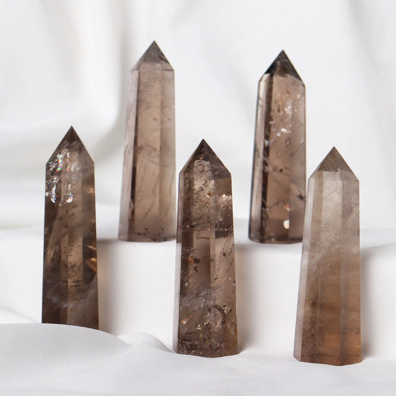 Smoky Quartz Crystal Tower Point