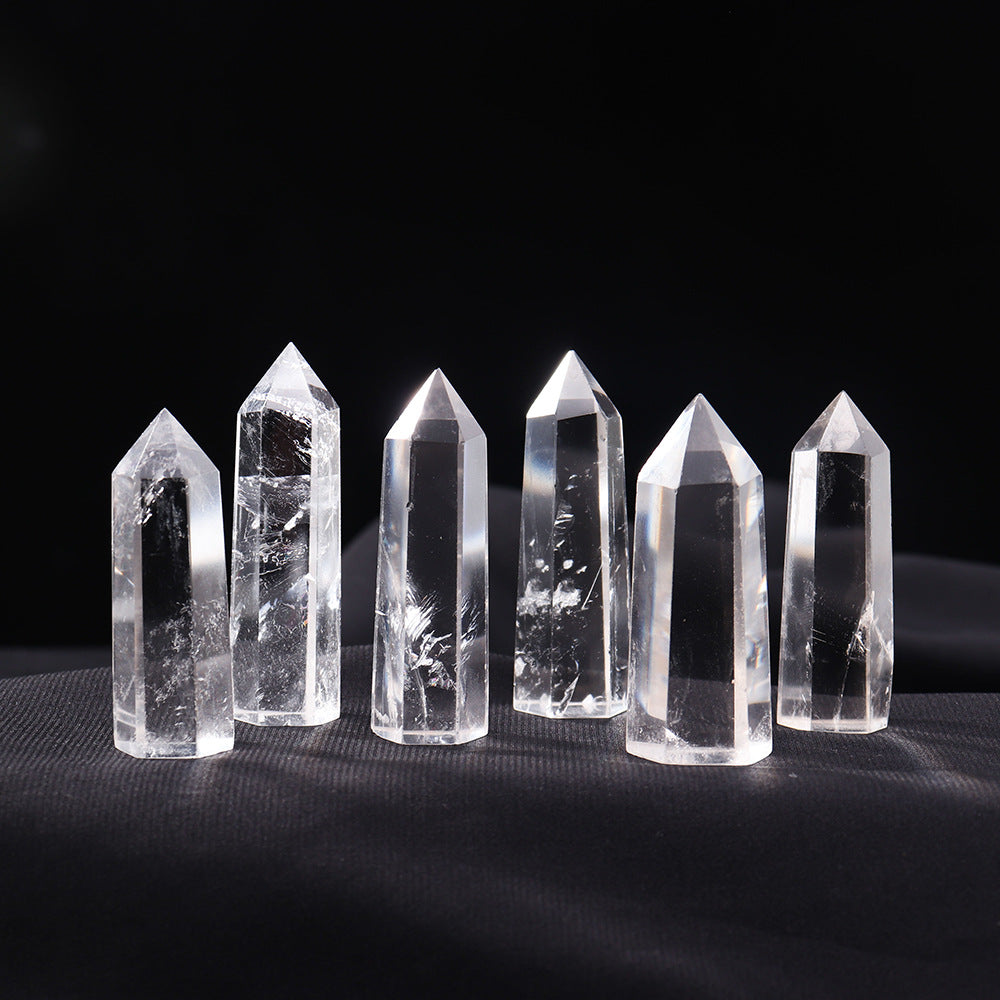 Clear Quartz Crystal Tower Point Generator