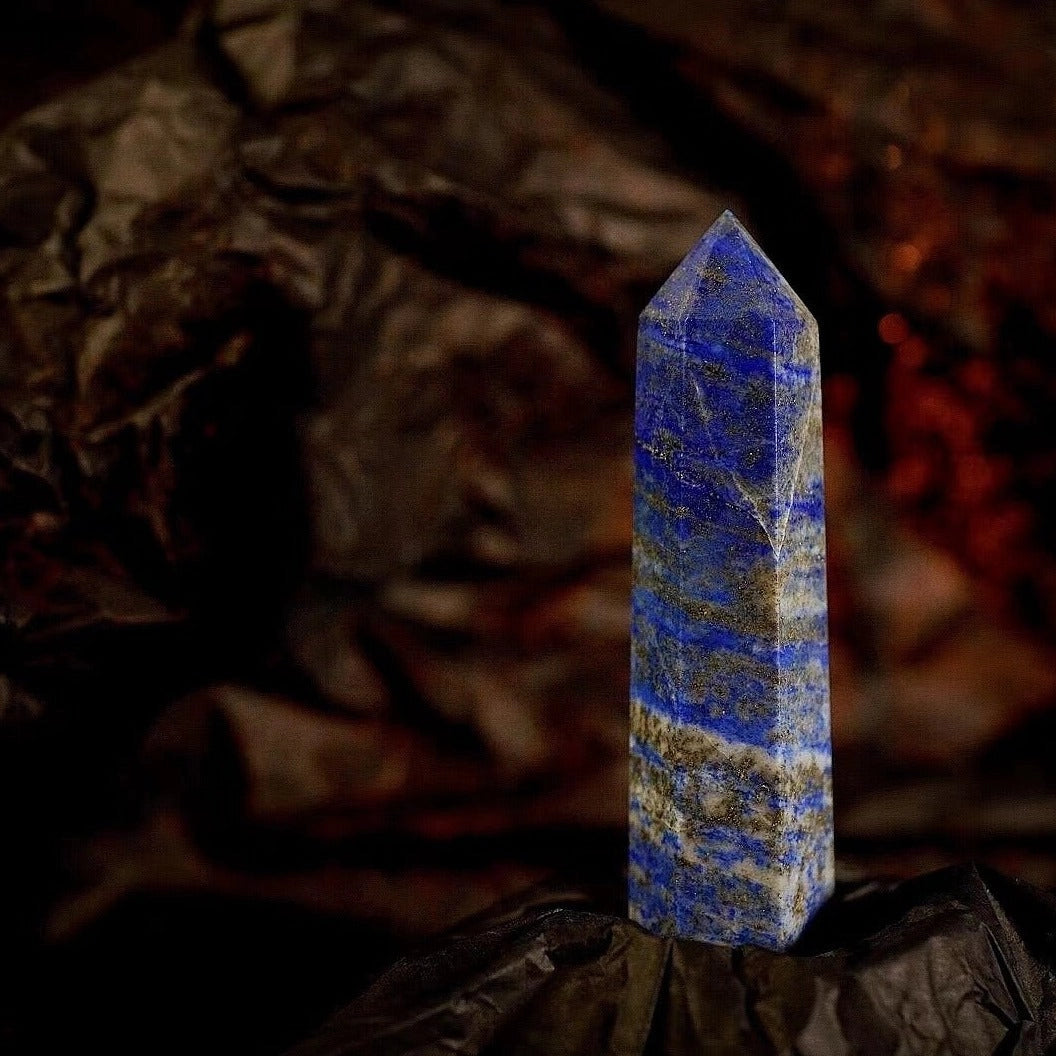 Lapis Lazuli Crystal Tower