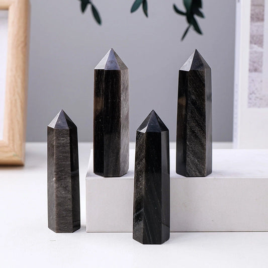 Gold Sheen Obsidian Tower Point Generator