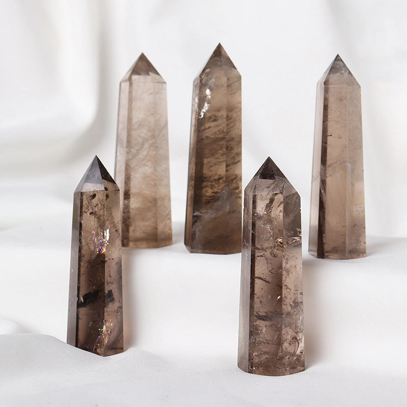 Smoky Quartz Crystal Tower Point